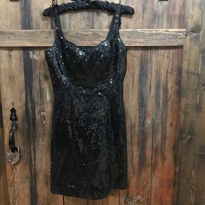 Bregdorf Good Man Black Sequins Party Dress